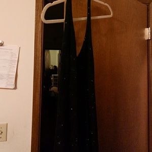 Black sparkling dress